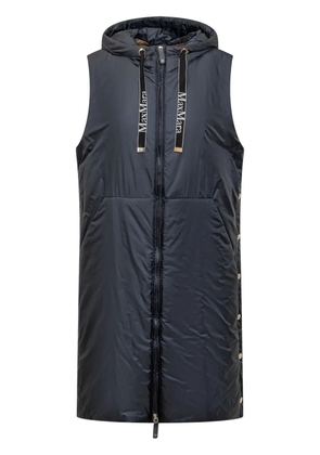 Max Mara water-repellent canvas gilet - Black