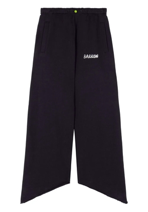 BARROW asymmetrical elasticated trousers - Black