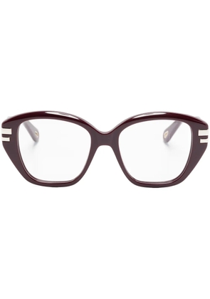 Chloé Eyewear square-frame glasses - Red