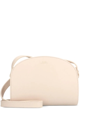 A.P.C. mini Demi-Lune cross body bag - Neutrals