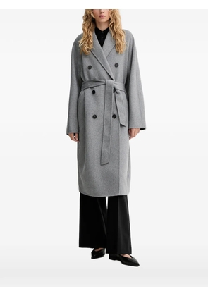 Marc O'Polo double-breasted belted coat - Grey