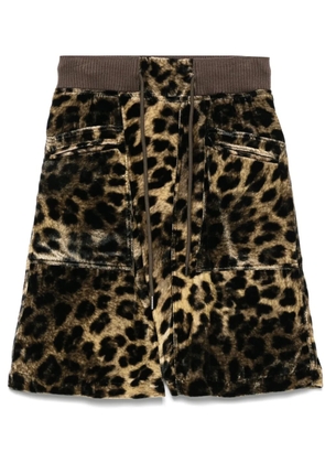 R13 crossover shorts - Black