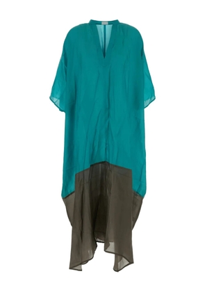 THE ROSE IBIZA short-sleeve mini dress - Blue