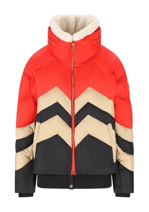 BOGNER chevron padded jacket - Red