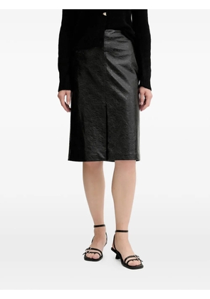 HUGO embossed-design skirt - Black