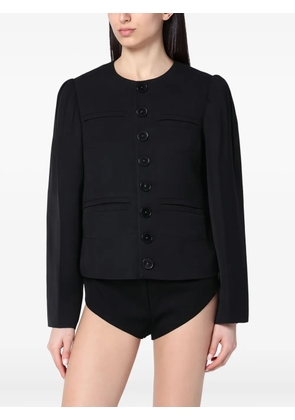 Namacheko collarless jacket - Black