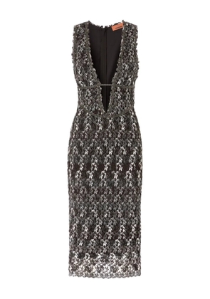 Missoni floral-pattern midi dress - Black