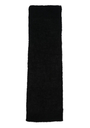 Blumarine chunky-knit midi skirt - Black