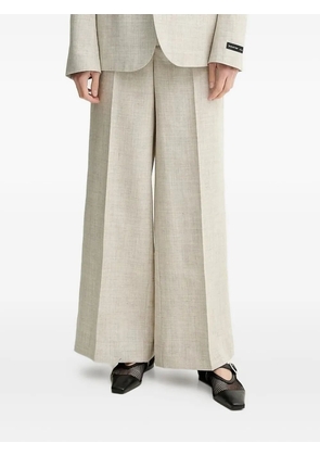 HERSKIND pleated wide-leg trousers - Neutrals