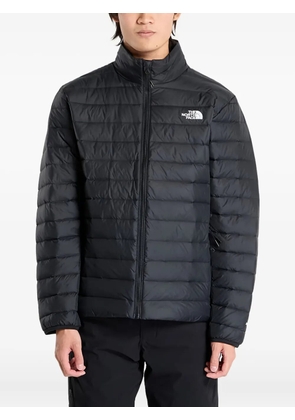 The North Face embroidered-logo padded jacket - Black