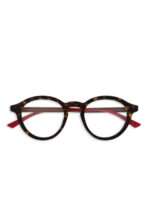 Gucci Eyewear logo-print glasses - Brown