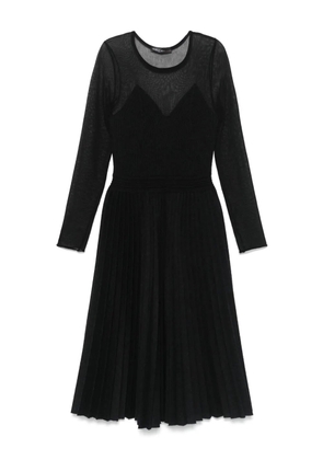 MARCCAIN pleated midi dress - Black