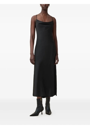 AllSaints Hadley side-slit midi dress - Black