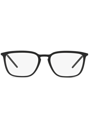Dolce & Gabbana Eyewear matte square glasses - Black