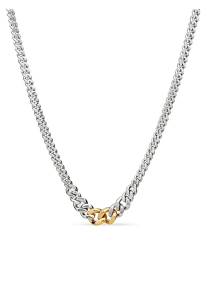 Tom Wood 18kt recycled-gold Dean duo-link necklace - Silver
