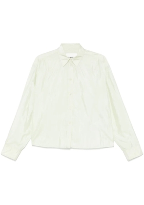 Jil Sander satin shirt - Green