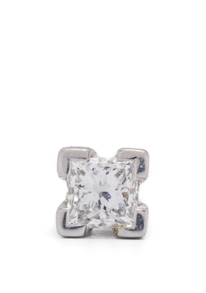 Maria Black 14K white gold Modular diamond stud earrings - Silver