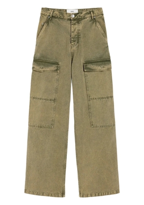AMI Paris wided-leg cargo jeans - Neutrals