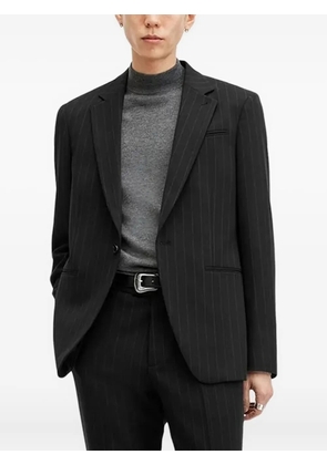 AllSaints Heddon pinstripe single-breasted blazer - Black