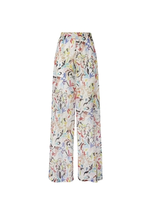 Missoni floral palazzo pants - White