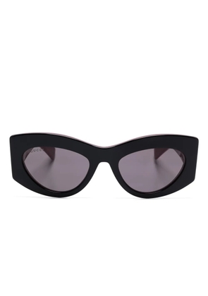 Gucci Eyewear cat eye-frame sunglasses - Black