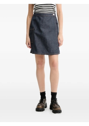 Marc O'Polo front-pocket mini skirt - Blue
