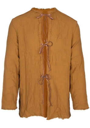 Caravana tie fastening shirt - Orange