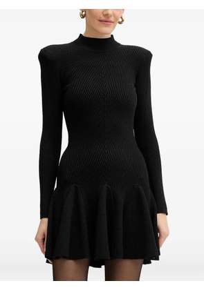 Retrofete Sydonie ribbed-knit mini dress - Black