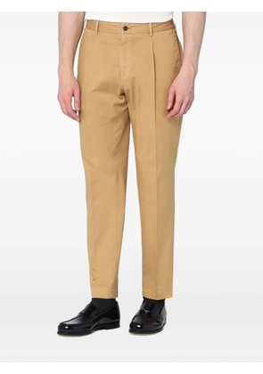 Santaniello tapered trousers - Brown