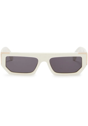 Palm Angels Eyewear Golden sunglasses - White