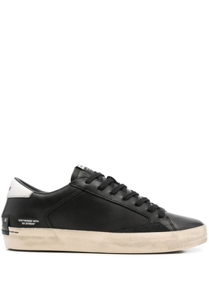 Crime London leather sneakers - Black