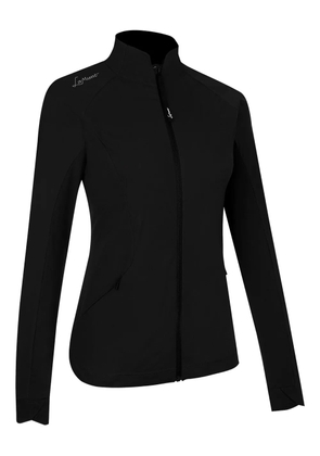 LAMUNT high-neck zip-front jacket - Black