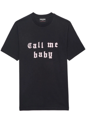 Zadig&Voltaire slogan-print T-shirt - Black