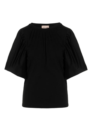 LE TWINS puffed-shoulder T-shirt - Black