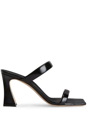 Giuseppe Zanotti 85mm Flaminia leather sandals - Black