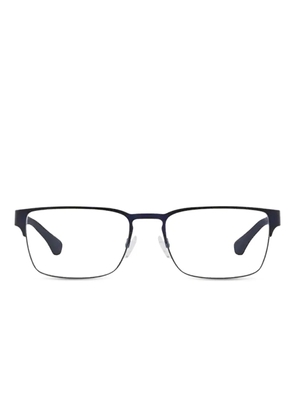 Emporio Armani rectangle glasses - Blue