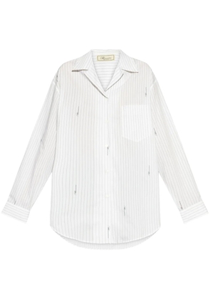 Blumarine striped shirt - White