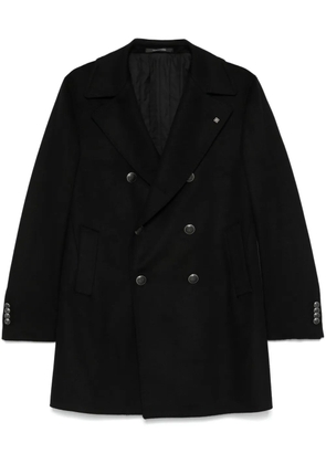 Tagliatore wool coat - Black