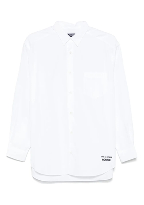 Comme des Garçons Homme cotton shirt - White