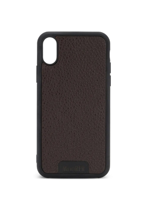 Moorer textured iPhone X case - Brown