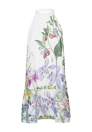 St. Piece floral-print sleeveless midi dress - White