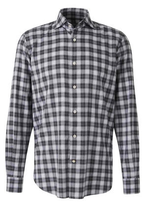 Vincenzo Di Ruggiero plaid-pattern shirt - Grey