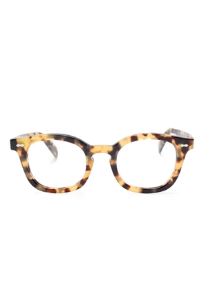 Family Affair tortoiseshell-pattern round-frame glasses - Brown