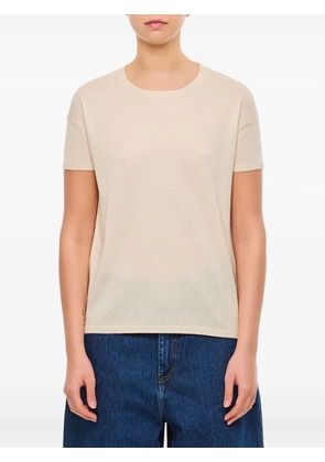 HIRA crew-neck T-shirt - Neutrals