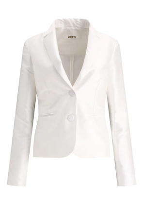 F.It single-breasted blazer - White