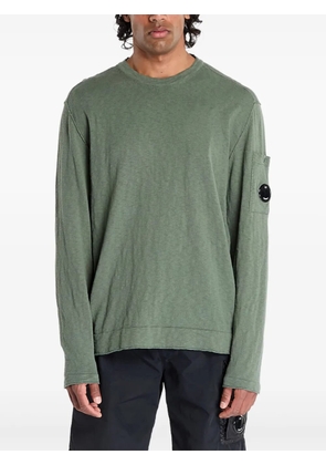C.P. Company logo-patch sweatshirt - Green