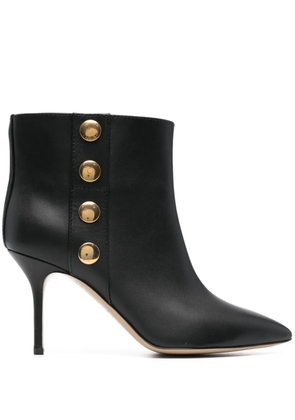 Moschino leather ankle boots - Black