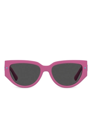 Chiara Ferragni Eyelike-embossed sunglasses - Pink