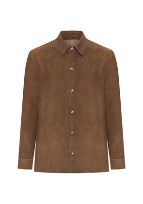 Salvatore Santoro button leather jacket - Brown