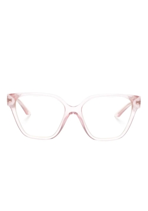 Versace Eyewear geometric-frame glasses - Pink